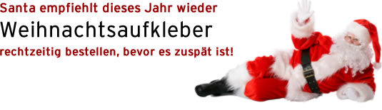 Weihnachtsaufkleber