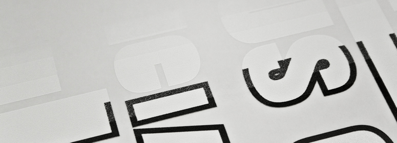 Digitaldruck weiß transparente Folie