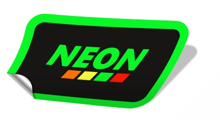 Folienaufkleber Neon