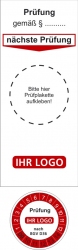 Grundplakette mit Pr�fplakette