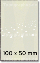 Aufkleber eckig 100x50mm 4-farbig Folie 5.000 Stk.