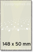 Aufkleber eckig 148x50 mm 4-farbig Papier ab 500 Stk.