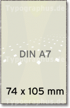 Aufkleber eckig DIN A7 74x105mm 4-farbig Folie 5.000 Stk.