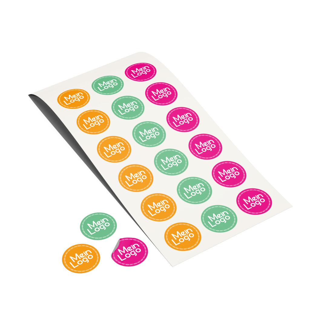 Sticker-Sheet runde Aufkleber & Sticker