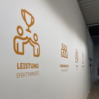 Wandaufkleber im Digitaldruck