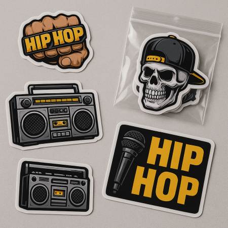 Band Aufkleber Hip Hop
