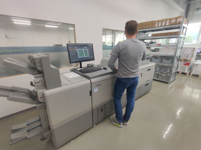 Papieraufkleber Digitaldruck