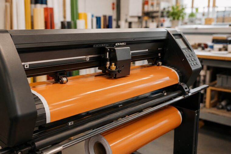 Folie am Schneideplotter plotten lassen