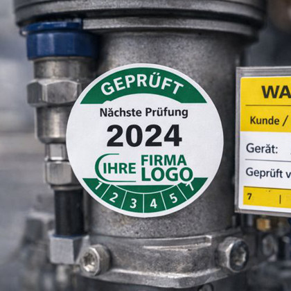 Wartungsplaketten