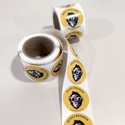 Rollenetiketten Kern