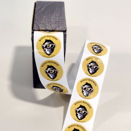 Rollenetiketten Spenderbox