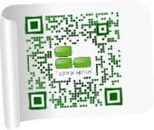 Papieraufkleber mit Barcode oder QR-Code