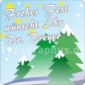 Weihnachtsaufkleber - Auf Wunsch mit Logo oder individuellem Text