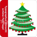 Weihnachtsaufkleber - Auf Wunsch mit Logo oder individuellem Text