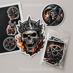 Banduafkleber Totenkopf