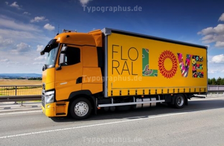 Premium Folie weiß mit Laminat für LKW Planen