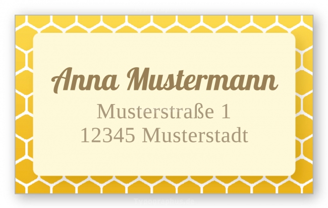 Adressaufkleber Honig (5x3 cm)
